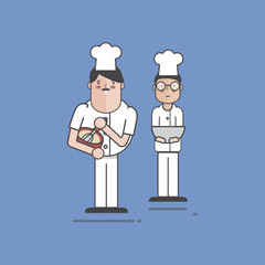 Illustration of bakery shop