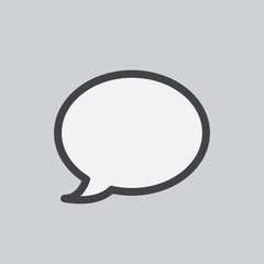 Naklejka premium Illustration of speech bubble icon