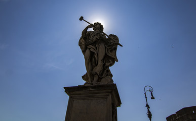 angel sculpture in Rome
