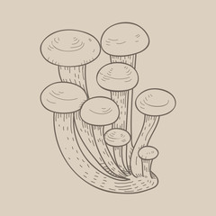 Vector of mushroom