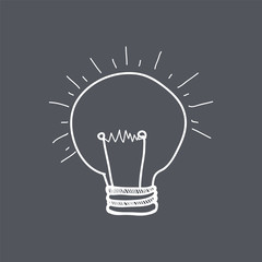 Fototapeta premium Vector of a lightbulb