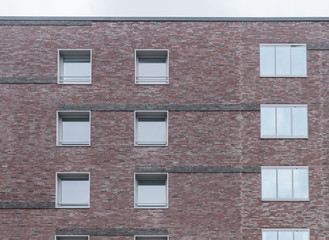 Obraz na płótnie Canvas Modernes Haus mit Fenstern