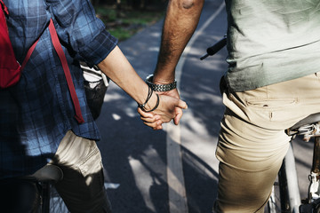 Couple spending time together