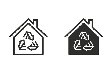 Ecology vector icon.