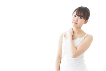 肩こり・関節痛に悩む女性