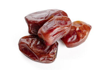 date fruit isolated on white