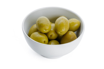 olive isolated on white