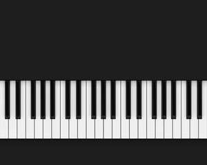 Black and White Piano Keys