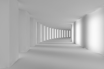 3d abstract corridor
