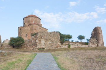 Fototapeta na wymiar Jvari is a Georgian Orthodox monastery. Republic Of Georgia