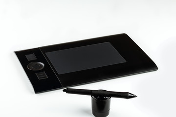 graphic tablet with pen