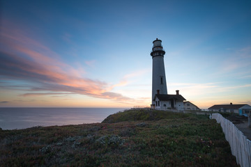 Fototapeta na wymiar Pigeon Point Lighthouse - 1