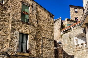 Fototapeta na wymiar Girona, Altstadt