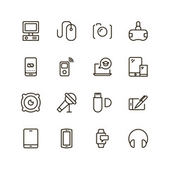 Device flat icon