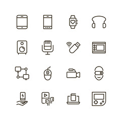 Device flat icon