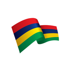 Mauritius flag, vector illustration