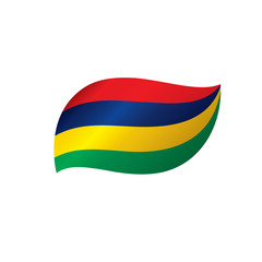 Mauritius flag, vector illustration