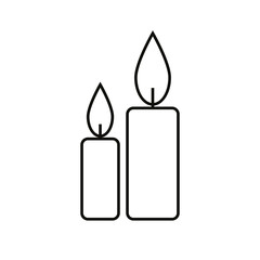 Candlle vector icon