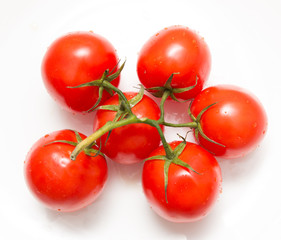 red juicy tomatoes