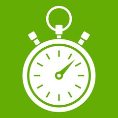 Stopwatch icon green