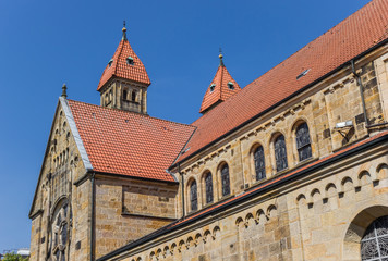 Fototapeta na wymiar Historic Marien church in the center of Warendorf