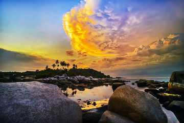 Sunset View Bintan Batam Island Wonderfull Indonesia