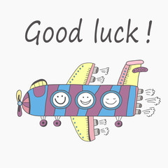 Fototapeta premium Good luck card