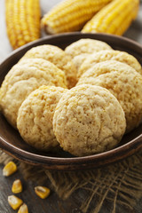 Homemade сorn cookies