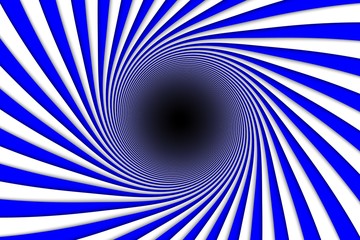 abstract background blue lines black hole 3d illustration