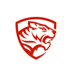 tigers logo design vector
