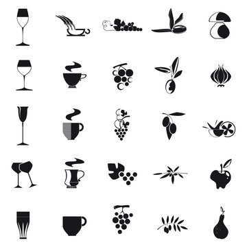 Icone per ristorante e cibo