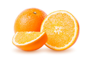 Orange isolated on white background. Full depth of field with clipping path.