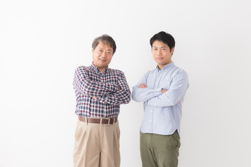 男性　親子