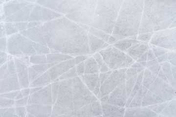 Ice background top view. 