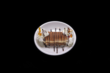 italian tiramisu with cream