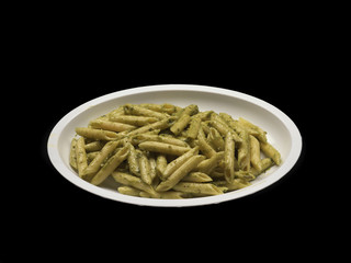 penne pasta with pesto