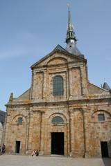 Fototapeta na wymiar Abbaye Mont Saint Michel Merveille