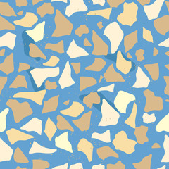 Set of Beautiful Terrazzo Seamless Pattern : Vector Illustration