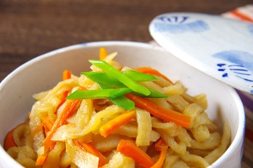 切り干し大根の煮物　家庭料理