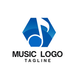Creative Music Logo Design Template