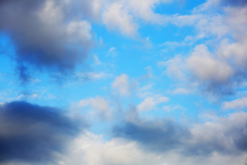 Naklejka na ściany i meble Sky background with clouds . Sky with clouds