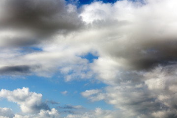 Sky background with clouds . Sky with clouds