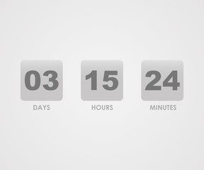 Countdown counter timer