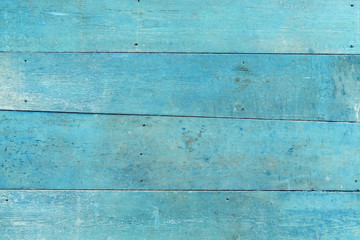 Naklejka premium The old blue wood texture with natural patterns