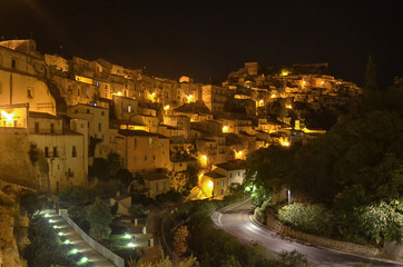 Fototapeta na wymiar The town of Ragusa
