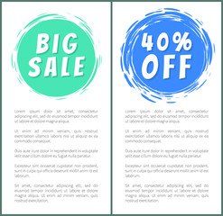 Set of Hot Sale Best Price Advertising Banners