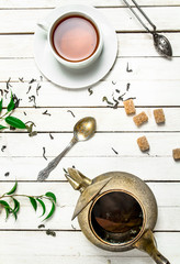 Aromatic Indian tea.