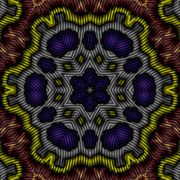 abstrakt hexagonal interferenz muster