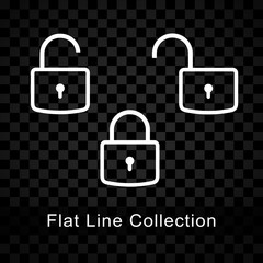 padlock icon on checkered background