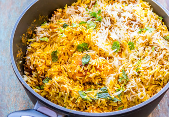 Chicken Biryani - Traditinal Indian One Pot Rice and Chicken Dish